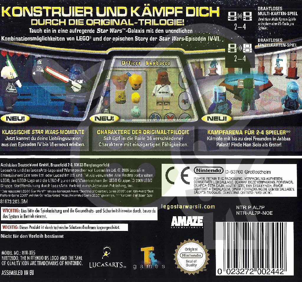 lego_star_wars_II_2_die_klassische_trilogie_back_cover_nds_nintendo_ds_spiel_gebraucht_spieleundkonsolen